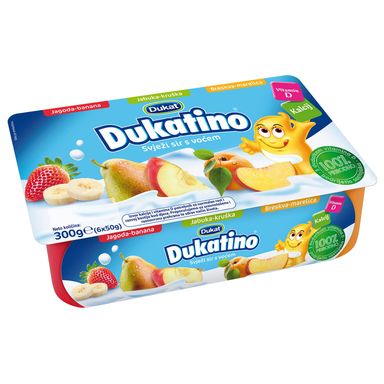Image for product DUKATINO Desert svježi sir s voćem 6x50g