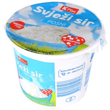 Image for product K PLUS Sir svježi posni 500g