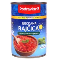 Rajčica sjeckana s bosiljkom i origanom 400g