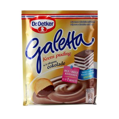 Image for product DR.OETKER Puding krema galetta čokolada 100g