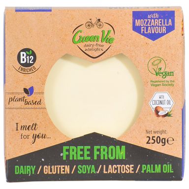 Image for product GREEN VIE Proizvod na biljnoj bazi okus mozzarella 250g