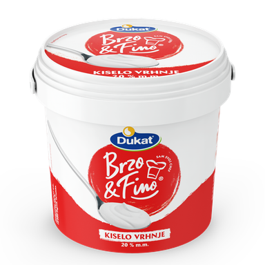 Image for product BRZO&FINO Kiselo vrhnje 20% m.m. 900g