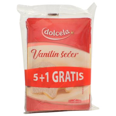 Image for product DOLCELA vanilin šećer 5+1 gratis 10g