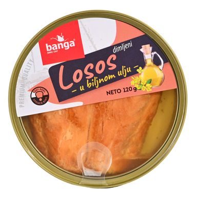 Image for product BANGA Losos dimljeni 120g/72g