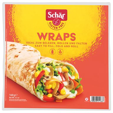 Image for product DR.SCHAR Tortilla wraps bez glutena 160g