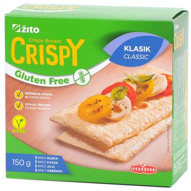Image for product Crispy kruh klasik bez glutena 150g