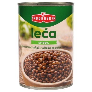 Image for product PODRAVKA leća u limenci 400g (ocijeđena masa 240g)