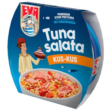Image for product Riblja konzerva tuna salata kus kus 160g