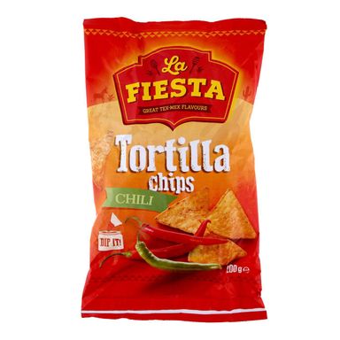 Image for product LA FIESTA Tortilla čips čili 200g