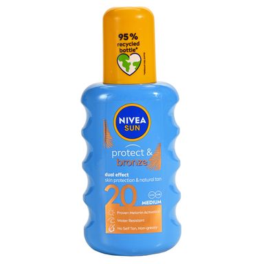 Image for product NIVEA SUN Sprej za sunčanje protect & bronze spf 20 200ml