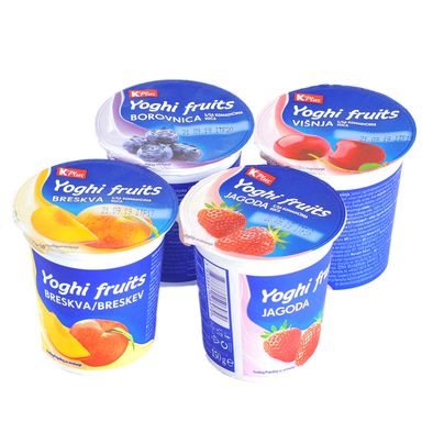 Image for product K PLUS Jogurt voćni yoghi fru mix 150g