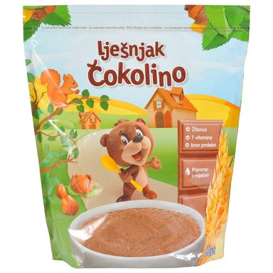 Image for product PODRAVKA Dječja hrana lino čokolino lješnjak 1kg vrećica