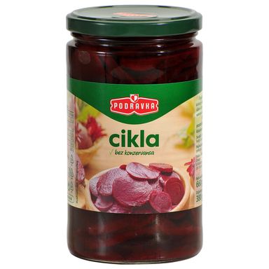 Image for product PODRAVKA Cikla ukiseljena, staklenka 660g (ocijeđena masa 380g)