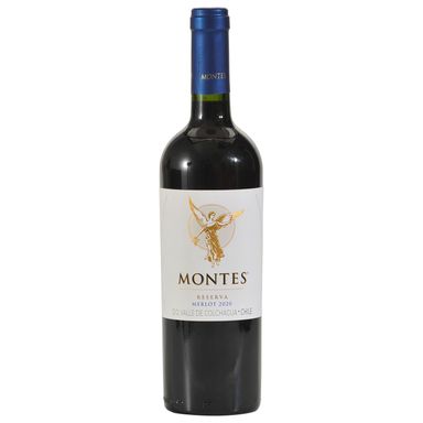 Image for product MONTES Vino merlot reserva 0.75l
