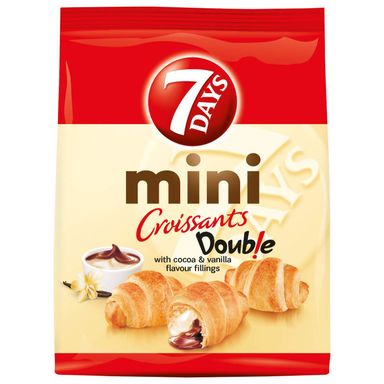 Image for product 7DAYS Mini double kroasan kakao-vanilija 60g