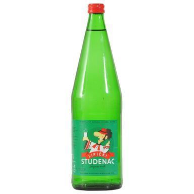 Image for product STUDENAC Mineralna voda 1l (lipički, gazirana, povratna i nepovratna ambalaža)