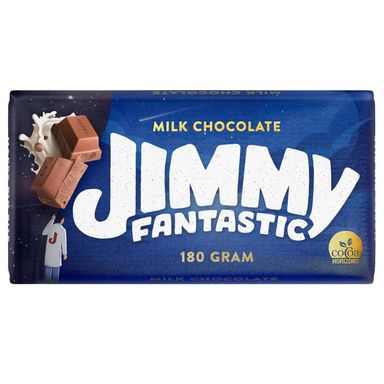 Image for product JIMMY CHOCO Mliječna čokolada 180g