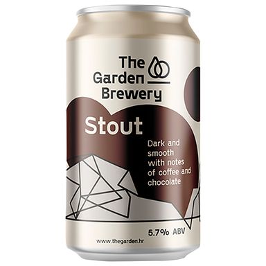 Image for product THE GARDEN BREWERY Pivo stout 5.7% alkohol 0.33l limenka
