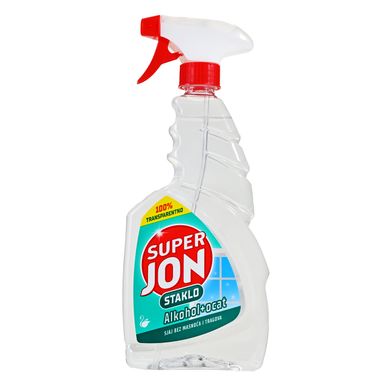 Image for product SUPER JON Sredstvo za čišćenje stakla alkohol i ocat 650ml