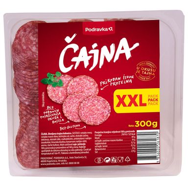 Image for product PODRAVKA Čajna kobasica narezak xxl 300g
