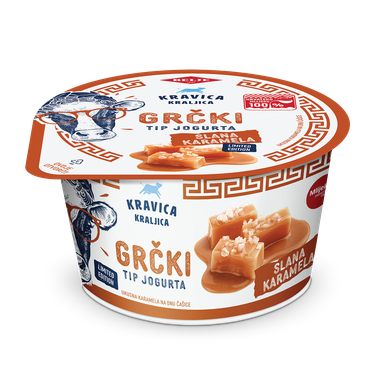 Image for product KRAVICA KRALJICA Jogurt grčki karamela 150g