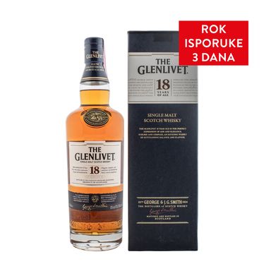 Image for product THE GLENLIVET Viski 18 godina 0.7l