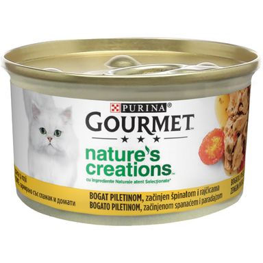 Image for product GOURMET Mačja hrana nature's mokra hrana piletina 85g