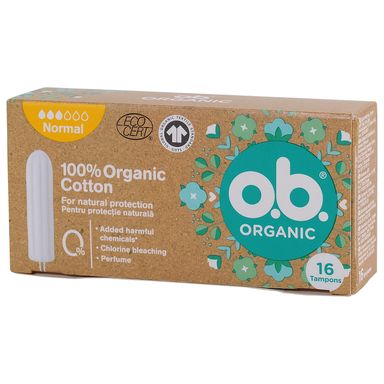 Image for product O.B Organic normal higijenski tamponi 16 komada
