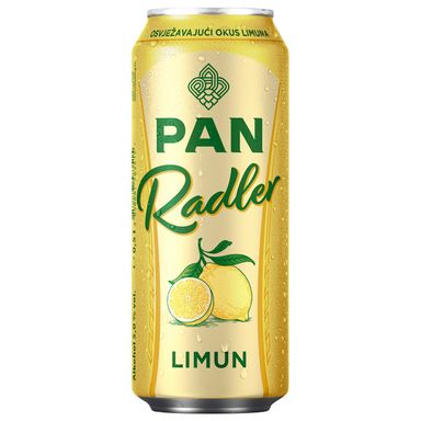 Image for product PAN Pivo radler limun 2% 0.5l limenka