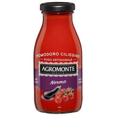 Image for product AGROMONTE Umak norma od patlidžana i cherry rajčice 260g
