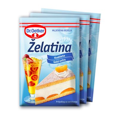 Image for product DR.OETKER Želatina mljevena bijela 3x10g