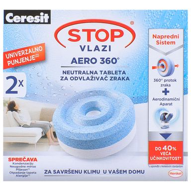 Image for product CERESIT stop vlazi refil tablete 2x450g