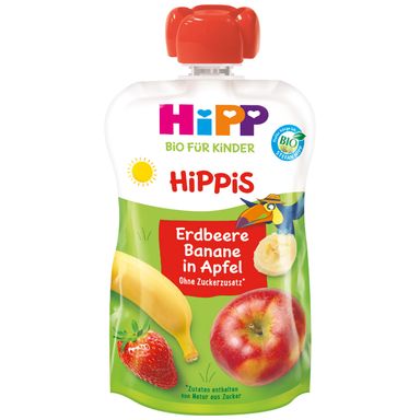 Image for product HIPP is bio voćna tuba jabuka, banana, jagoda 100g