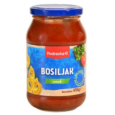 Image for product PODRAVKA Umak bosiljak 410g