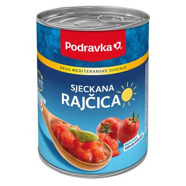Image for product PODRAVKA Sjeckana rajčica limenka 400g