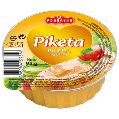 Image for product PIKETA Pileća pašteta alupak 95g