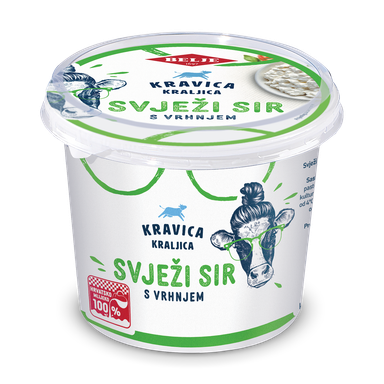 Image for product KRAVICA KRALJICA Svježi sir s vrhnjem 500g