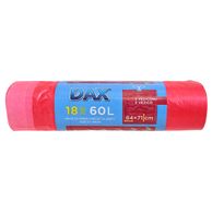Vreća za smeće s vezicom 60l 18/1