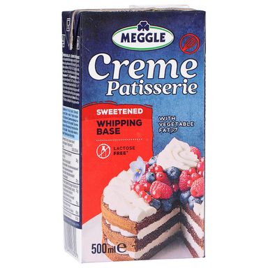 Image for product MEGGLE Creme patisserie vrhnje za šlag 25% 500ml