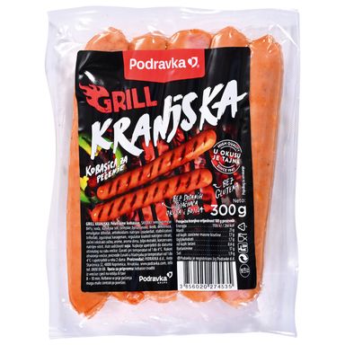 Image for product PODRAVKA Grill kranjske kobasice 300g