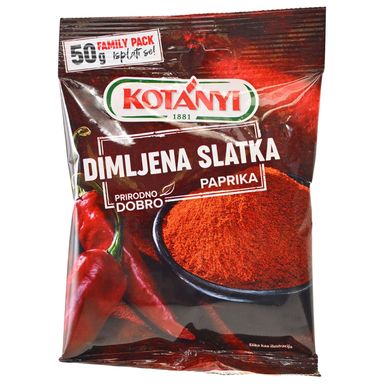 Image for product KOTÁNYI Začin dimljena mljevena slatka paprika 50g