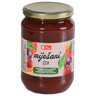 Image for product K PLUS Džem miješani 840g