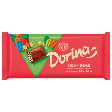 Image for product KRAŠ Čokolada dorina milky eggs uskrs 80g