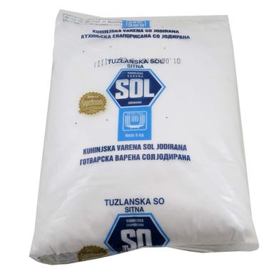 Image for product TUZLANSKA SOL Kuhinjska kamena varena sol 5kg