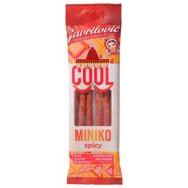 Image for product GAVRILOVIĆ Miniko trajna kobasica spicy 60g