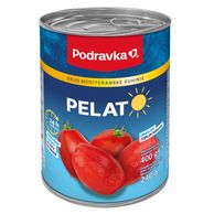 Rajčica pelat oljuštena pasterizirana limenka 400g, ocijeđena masa 240g