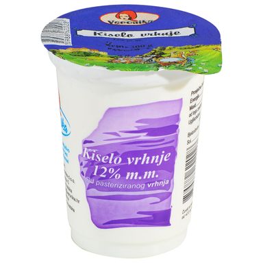 Image for product VERONIKA Vrhnje kiselo 12% m.m. 200g