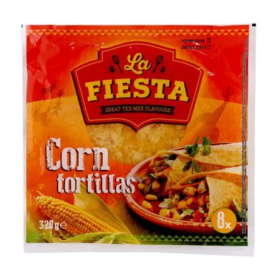 Image for product LA FIESTA Tortilla od kukuruznog brašna 8 komada 320g