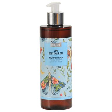 Image for product BIOBAZA Gel za tuširanje i kosu moon flower 400ml