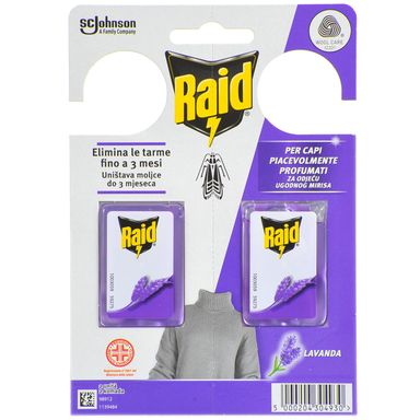 Image for product RAID Pločice protiv moljaca lavanda 2 komada